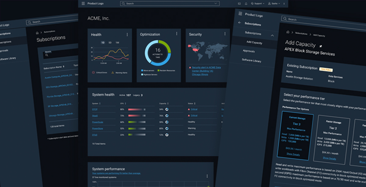 Dell APEX Design Demo — enterprise product experience